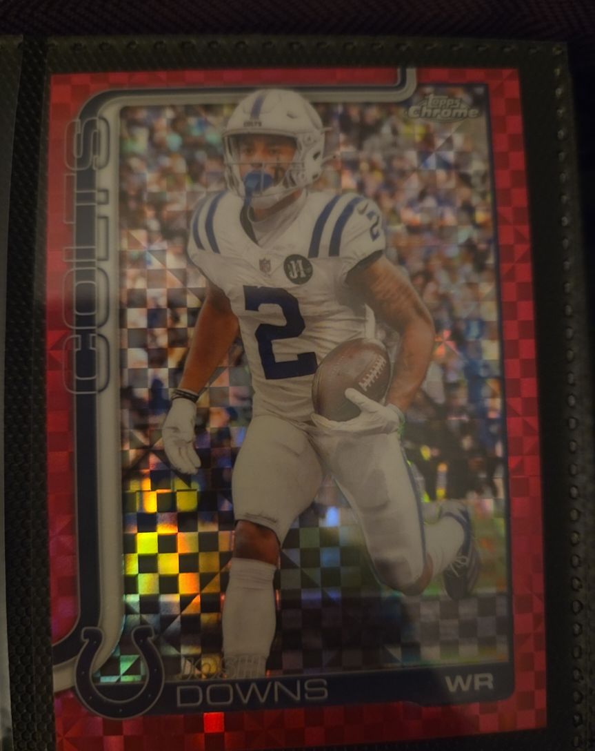 2025 Topps Chrome #127 Josh Downs — front
