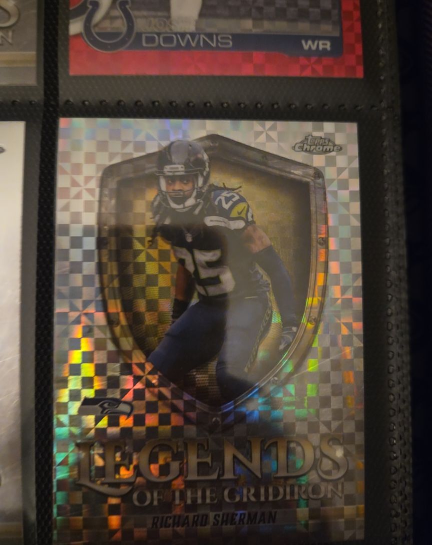 2025 Topps Chrome Legends of the Gridiron #LOG-36 Richard Sherman — front