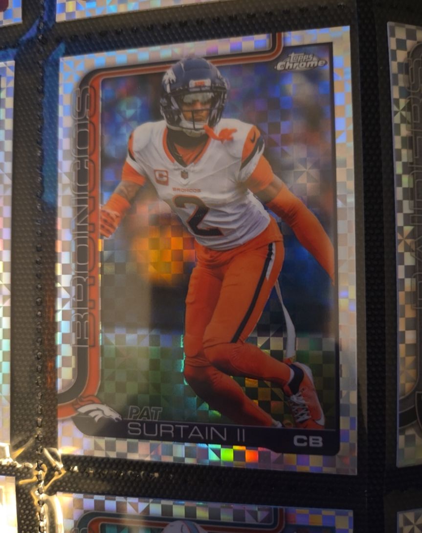 2025 Topps Chrome #93 Pat Surtain II — front