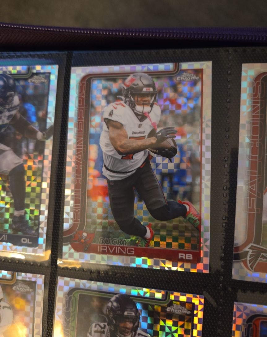 2025 Topps Chrome #285 Bucky Irving — front