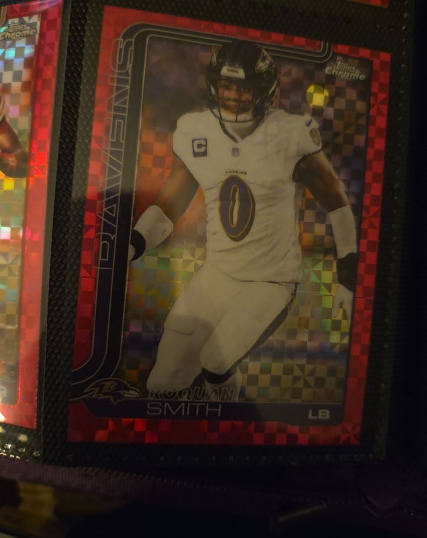 2025 Topps Chrome #27 Roquan Smith — front