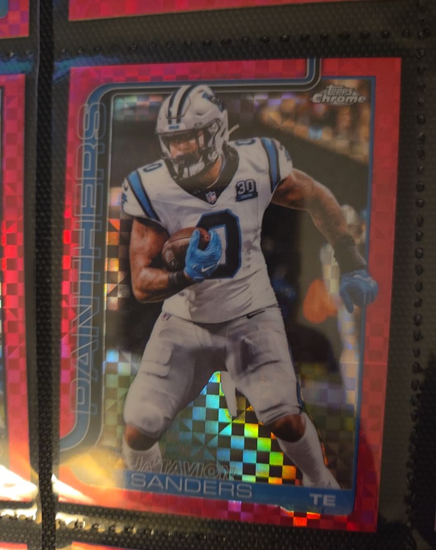 2025 Topps Chrome #45 Ja'Tavion Sanders — front