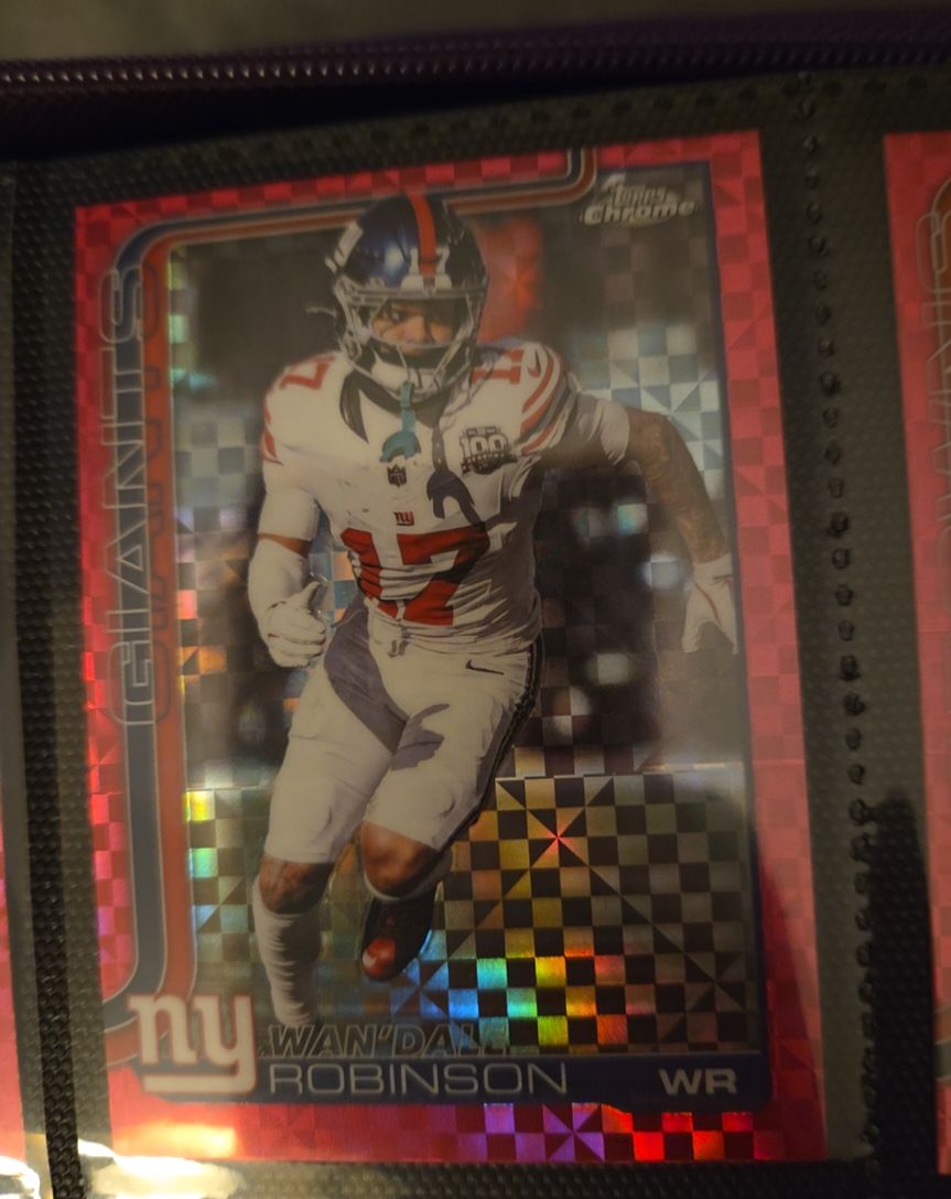 2025 Topps Chrome #227 Wan'Dale Robinson — front