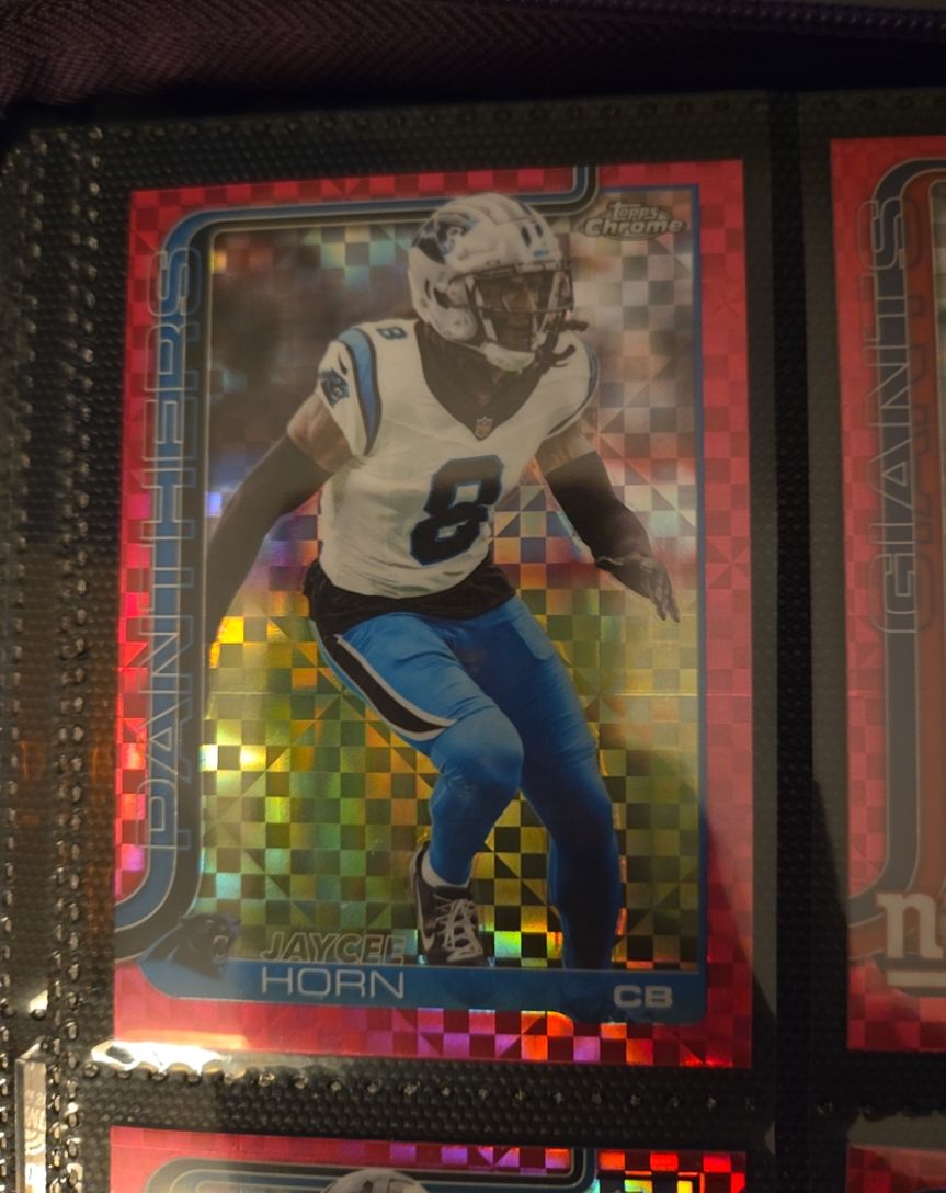 2025 Topps Chrome #41 Jaycee Horn — front