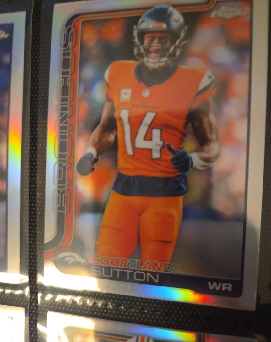 2025 Topps Chrome #86 Courtland Sutton — front