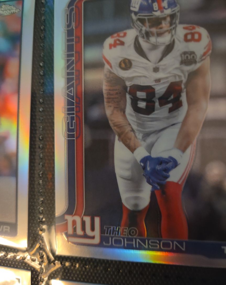 2025 Topps Chrome #233 Theo Johnson — front