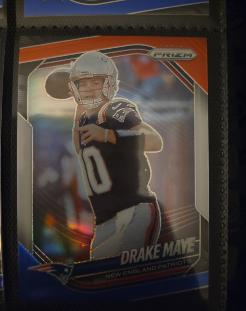 2025 Panini Prizm #165 Drake Maye — front