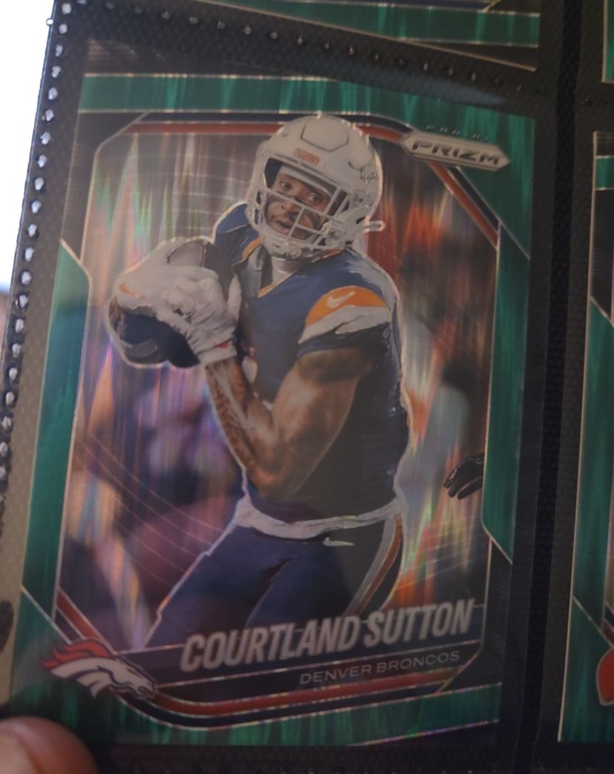 2025 Panini Prizm #163 Courtland Sutton — front