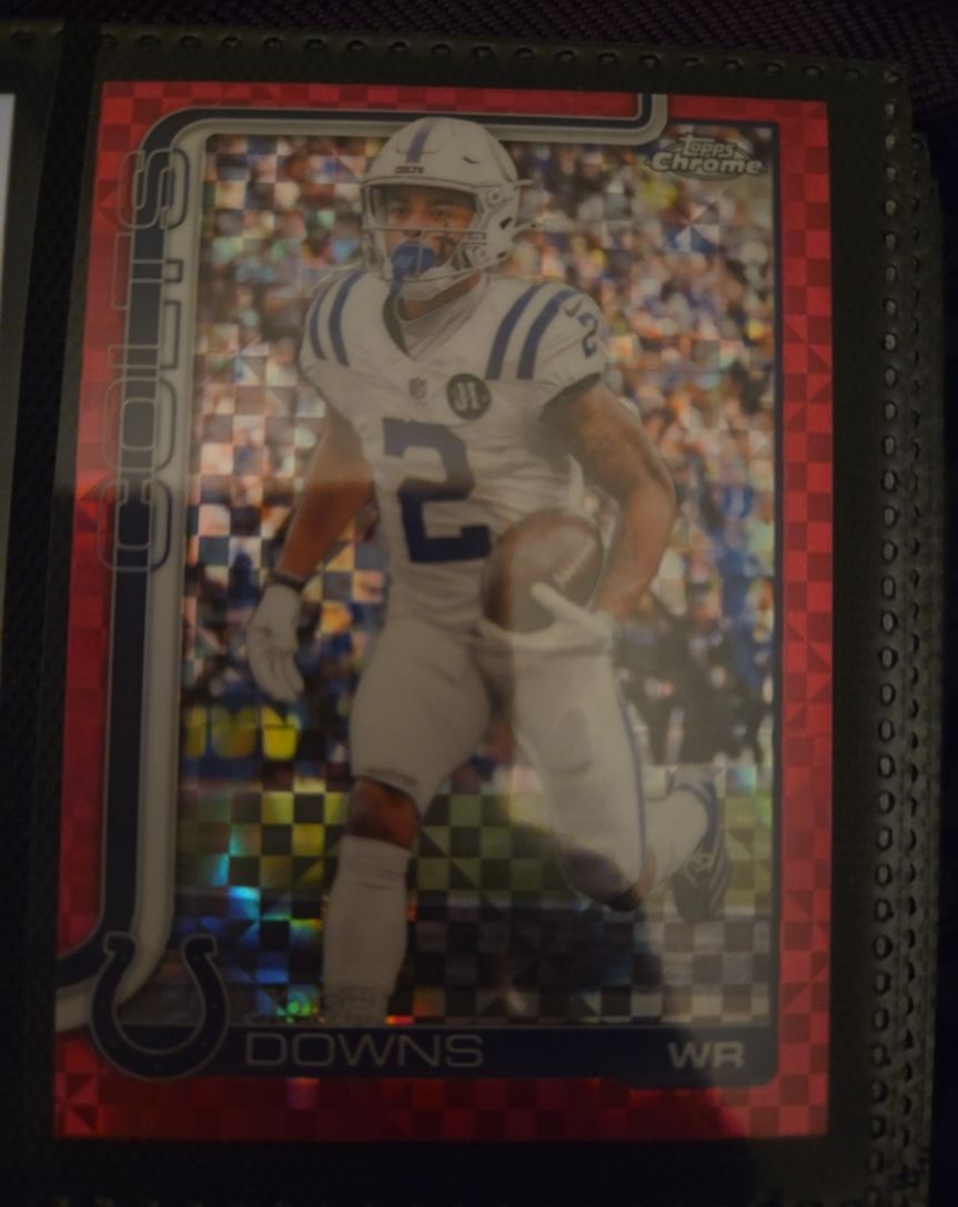 2025 Topps Chrome #127 Josh Downs — front