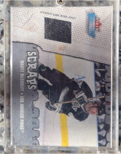 2002-03 Fleer Throwbacks Scraps #6 Marty McSorley — front