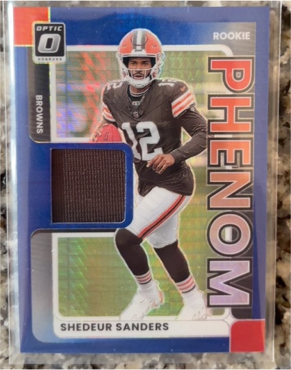 2025 Donruss Optic Rookie Phenoms #RPBH-SSS Shedeur Sanders — front