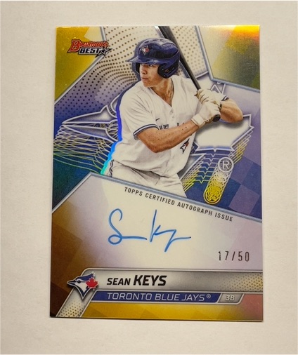 2025 Bowman's Best #B25-SK Sean Keys — front
