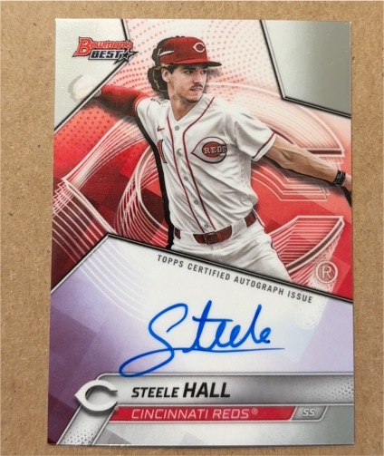 2025 Bowman's Best #B25-SH Steele Hall — front