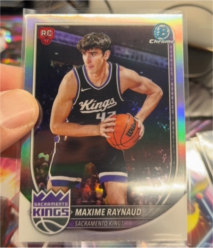 2025 Bowman Chrome #BRR-43 Maxime Raynaud — front