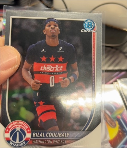 2025 Bowman Chrome #BCV-98 Bilal Coulibaly — front