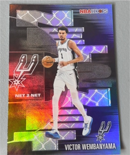 2025-26 Topps NBA Hoops #NTN-28 Victor Wembanyama Net 2 Net — front
