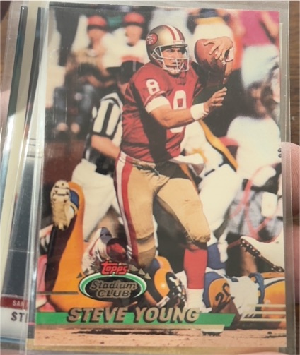 1993 Topps Stadium Club #208 Steve Young — front