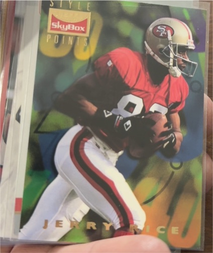 1995 SkyBox Premium Style Points #144 Jerry Rice — front