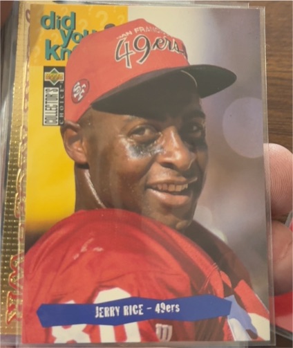 1995 Upper Deck Collector's Choice #36 Jerry Rice — front