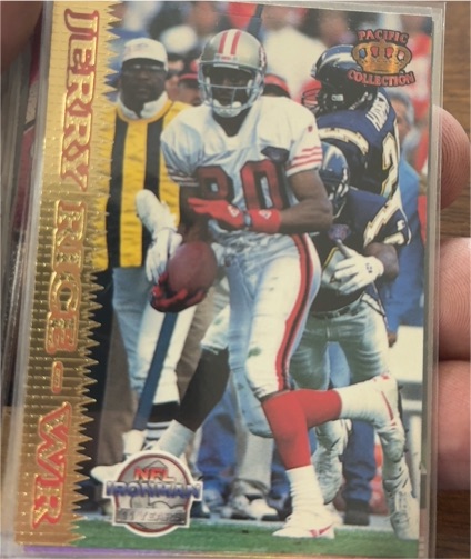 1995 Pacific #27 Jerry Rice — front