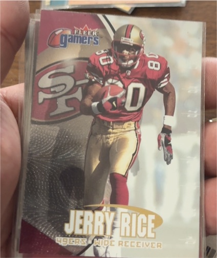 2000 Fleer Gamers #97 Jerry Rice — front