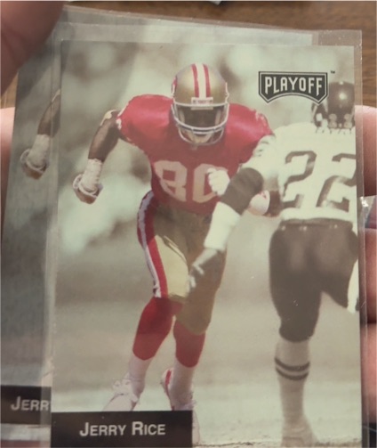 1993 Playoff #2 Jerry Rice — front
