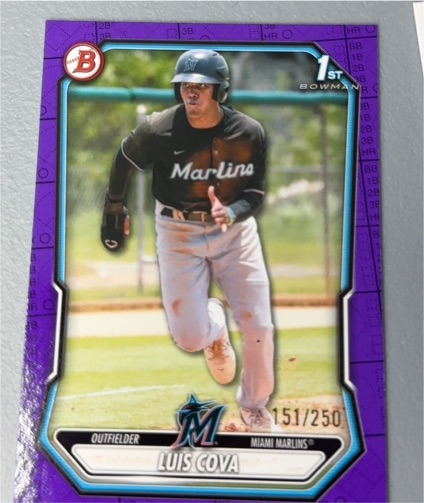 2026 Bowman #BP-38 Luis Cova — front