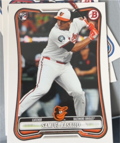 2026 Bowman #93 Samuel Basallo — front