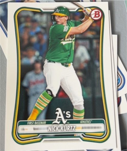 2026 Bowman #10 Nick Kurtz — front