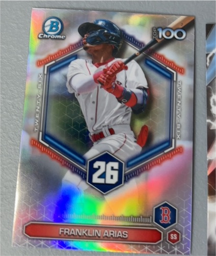 2026 Bowman Chrome Top 100 #BTP-26 Franklin Arias — front