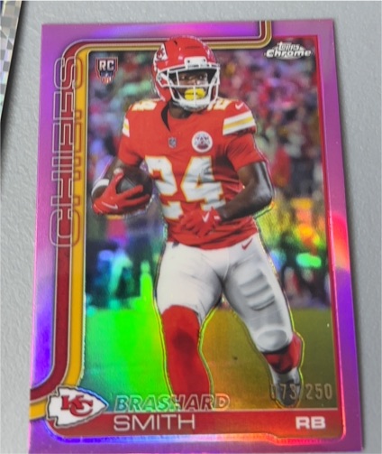 2025 Topps Chrome #311 Brashard Smith — front