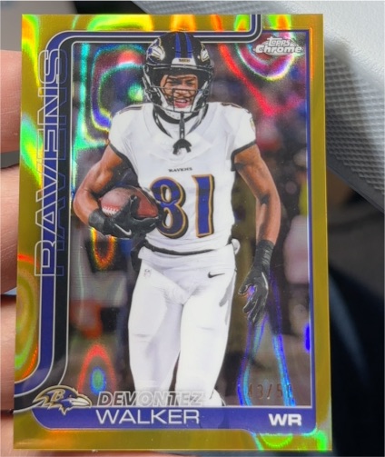 2025 Topps Chrome #26 Devontez Walker — front