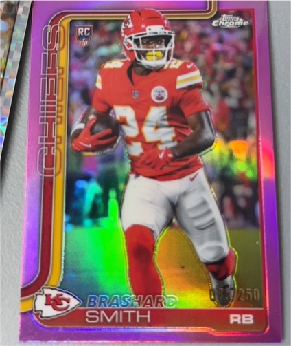 2025 Topps Chrome #311 Brashard Smith — front