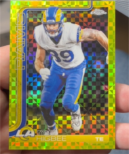 2025 Topps Chrome #172 Tyler Higbee — front