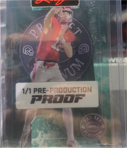 2024 Leaf Pro Set #Brendan Sorsby Pre-Production Proof — front