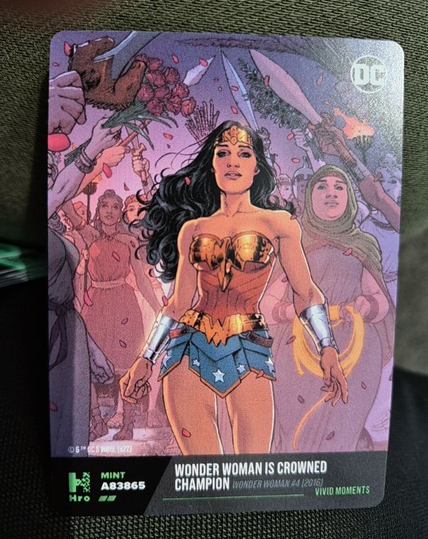 2022 Hro DC Unlock Chapter 2 #A83865 Wonder Woman Is Crowned Champion — front