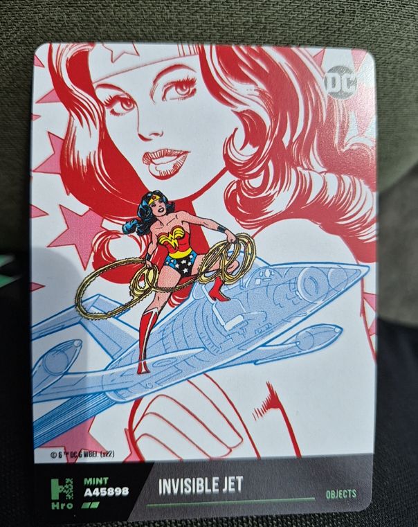 2022 Hro #A45898 Wonder Woman Invisible Jet — front