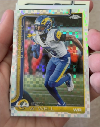 2025 Topps Chrome #167 Tutu Atwell — front