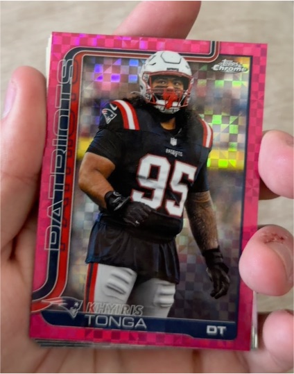 2025 Topps Chrome #214 Khyiris Tonga — front