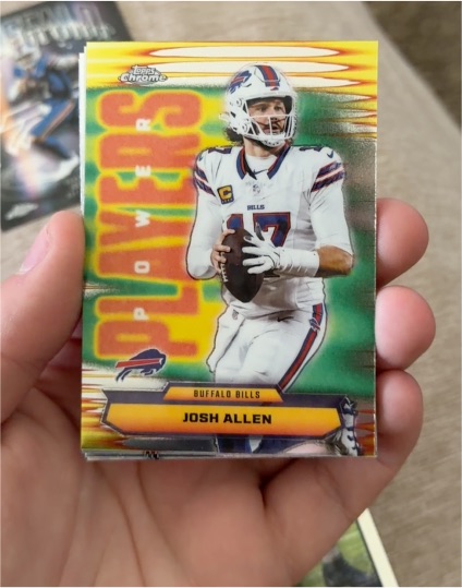 2025 Topps Chrome #PP-2 Josh Allen Power Players — front
