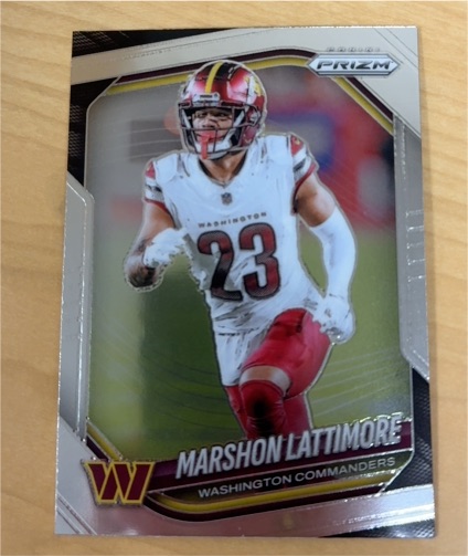 2025 Panini Prizm #184 Marshon Lattimore — front
