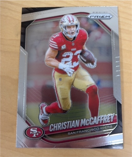 2025 Panini Prizm #156 Christian McCaffrey — front