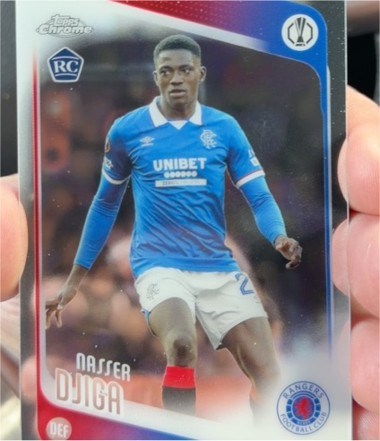 2025-26 Topps Chrome UEFA Club Competitions #140 Nasser Djiga — front
