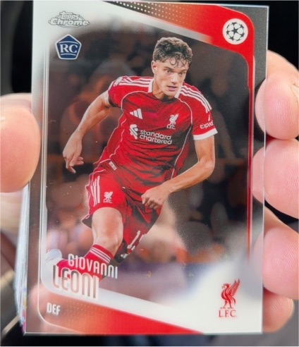 2025-26 Topps Chrome UEFA Club Competitions #73 Giovanni Leoni — front