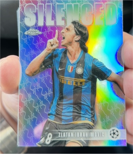 2025-26 Topps Chrome UEFA #SHH-3 Zlatan Ibrahimovic Silenced — front