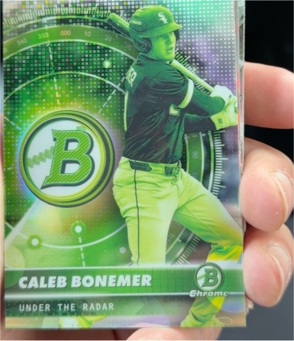 2026 Bowman Chrome #UR-18 Caleb Bonemer — front