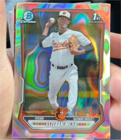 2026 Bowman Chrome #BCP-79 Esteban Mejia — front