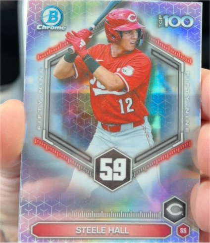 2026 Bowman Chrome #BTP-59 Steele Hall — front