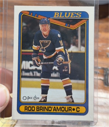 1990-91 O-Pee-Chee #332 Rod Brind'Amour — front