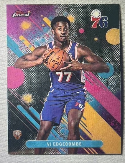 2025-26 Topps Finest #3 VJ Edgecombe — front